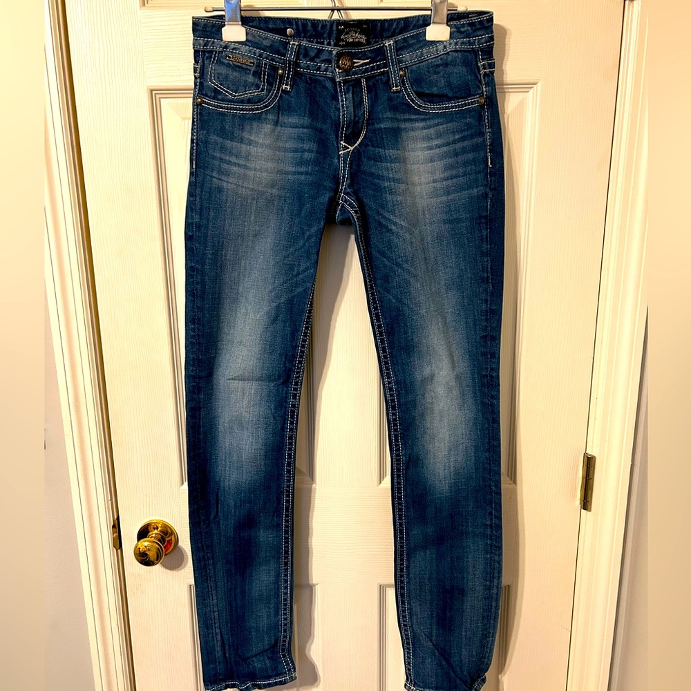 Women’s ReRock By Express Skinny Jeans, Medium Wash, Size 6 Regular